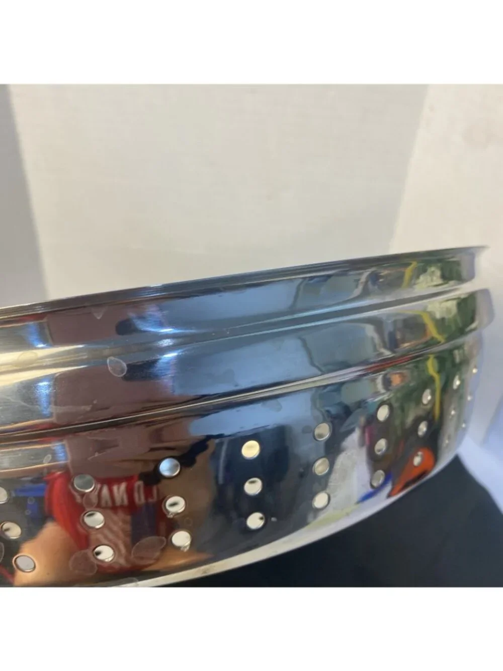 Stainless Steel Steamer Insert Fits 5 Qt Stock Pots Good Condition